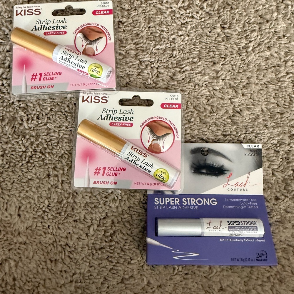 KISS Lash Adhesive Collection Lash glue Set of 3